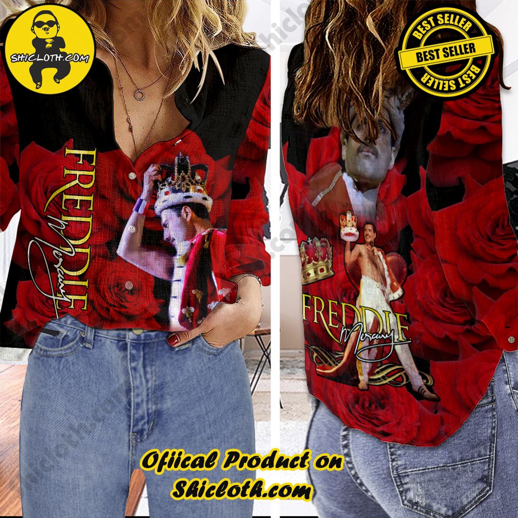 Discover Effortless Elegance: Introducing Shicloth's Linen Shirt Collection 23 Freddie Mercury 3D Linen Shirt Version 3