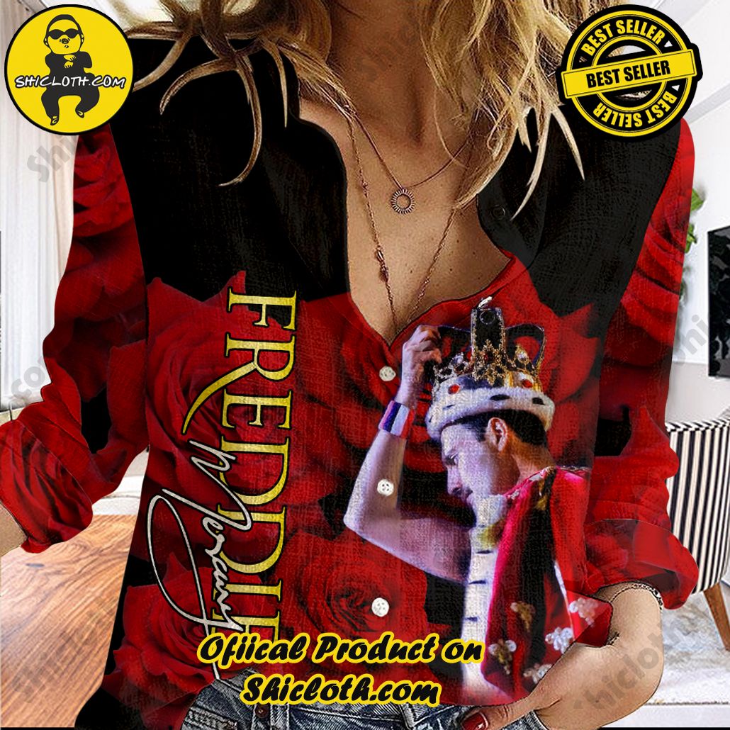 Freddie Mercury 3D Linen Shirt Version 2 Freddie Mercury 3D Linen Shirt Version 2