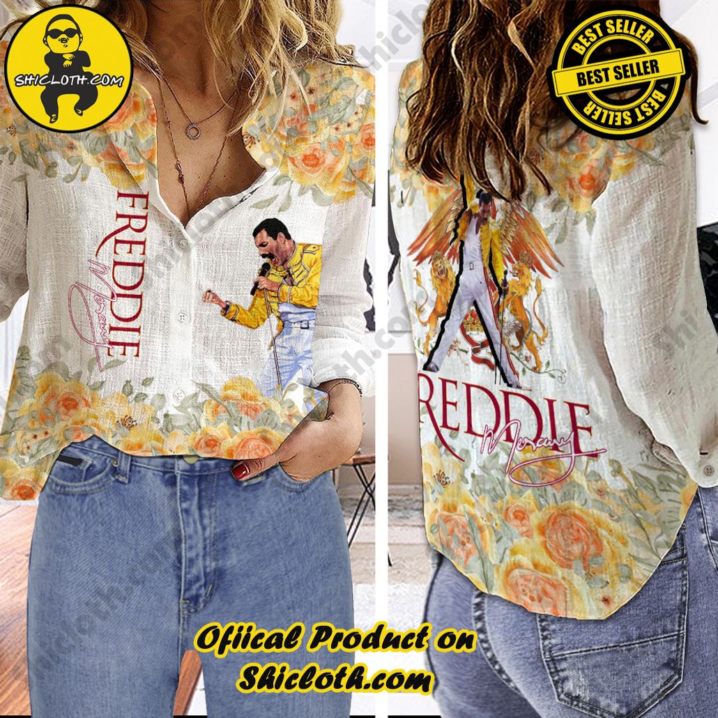 Discover Effortless Elegance: Introducing Shicloth's Linen Shirt Collection 26 Freddie Mercury 3D Linen Shirt Version 6