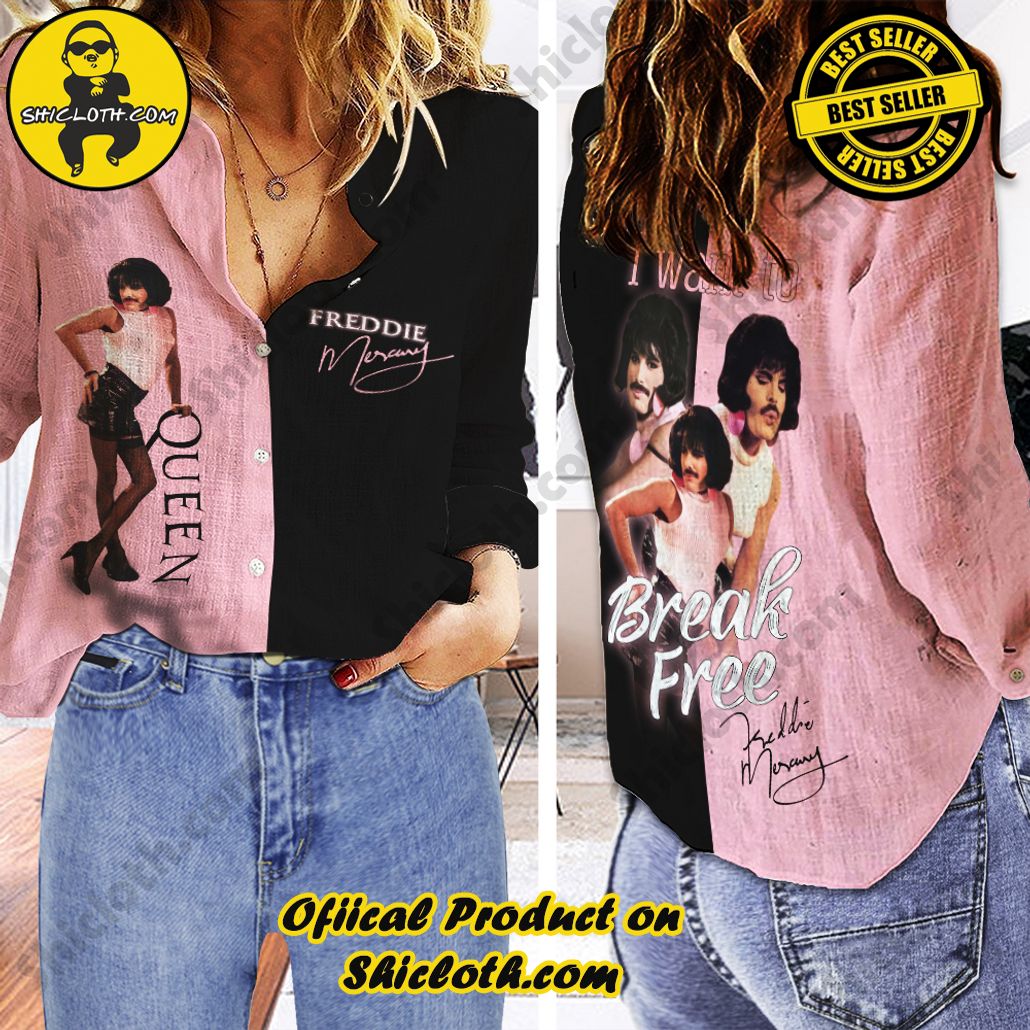 Discover Effortless Elegance: Introducing Shicloth's Linen Shirt Collection 27 Freddie Mercury 3D Linen Shirt Version 7