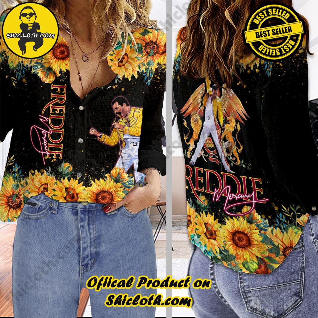 Discover Effortless Elegance: Introducing Shicloth's Linen Shirt Collection 29 Freddie Mercury 3D Linen Shirt Version 9