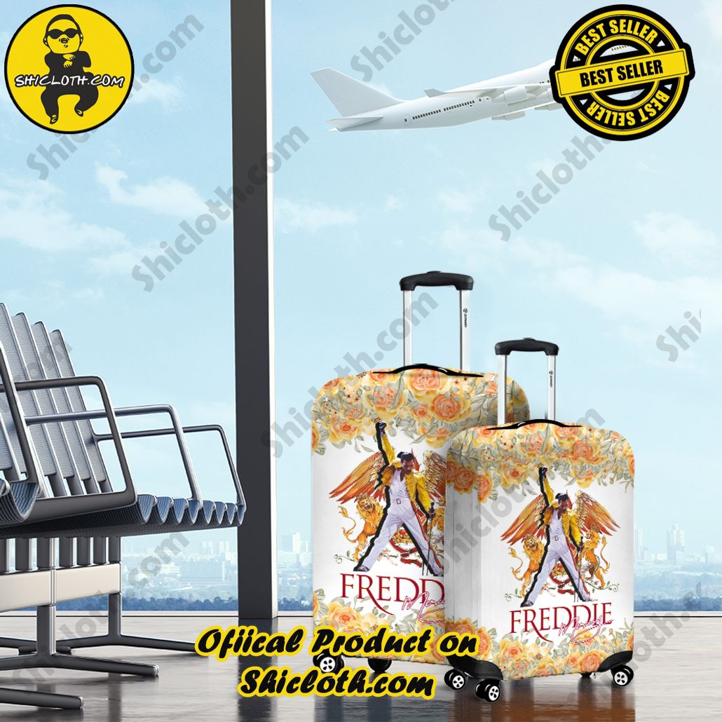 Shicloth Luggage Cover: Elevate Your Travel Style with Protection and Panache 12 Freddie Mercury Luggage Cover Version 2