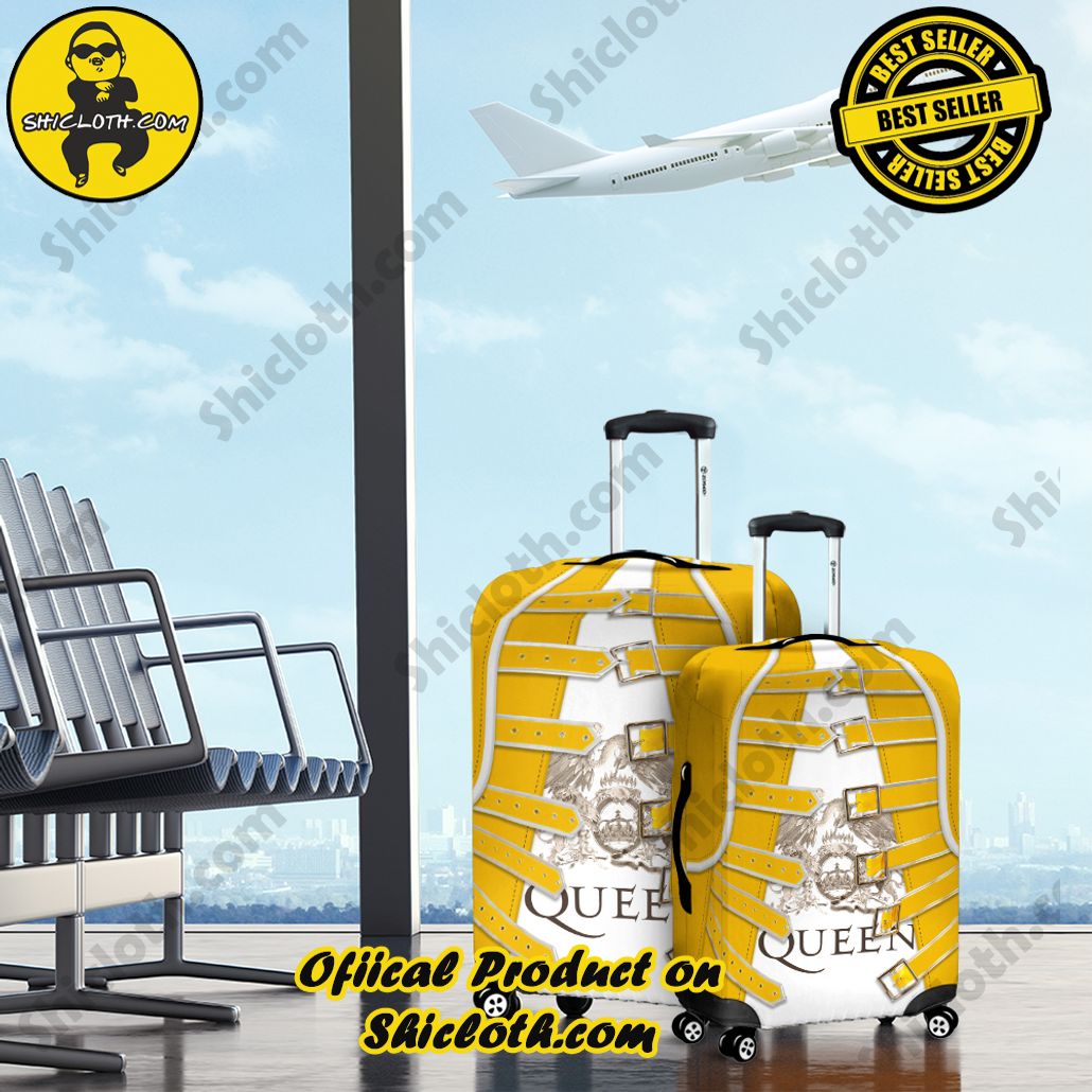 Shicloth Luggage Cover: Elevate Your Travel Style with Protection and Panache 14 Freddie Mercury Luggage Cover Version 4