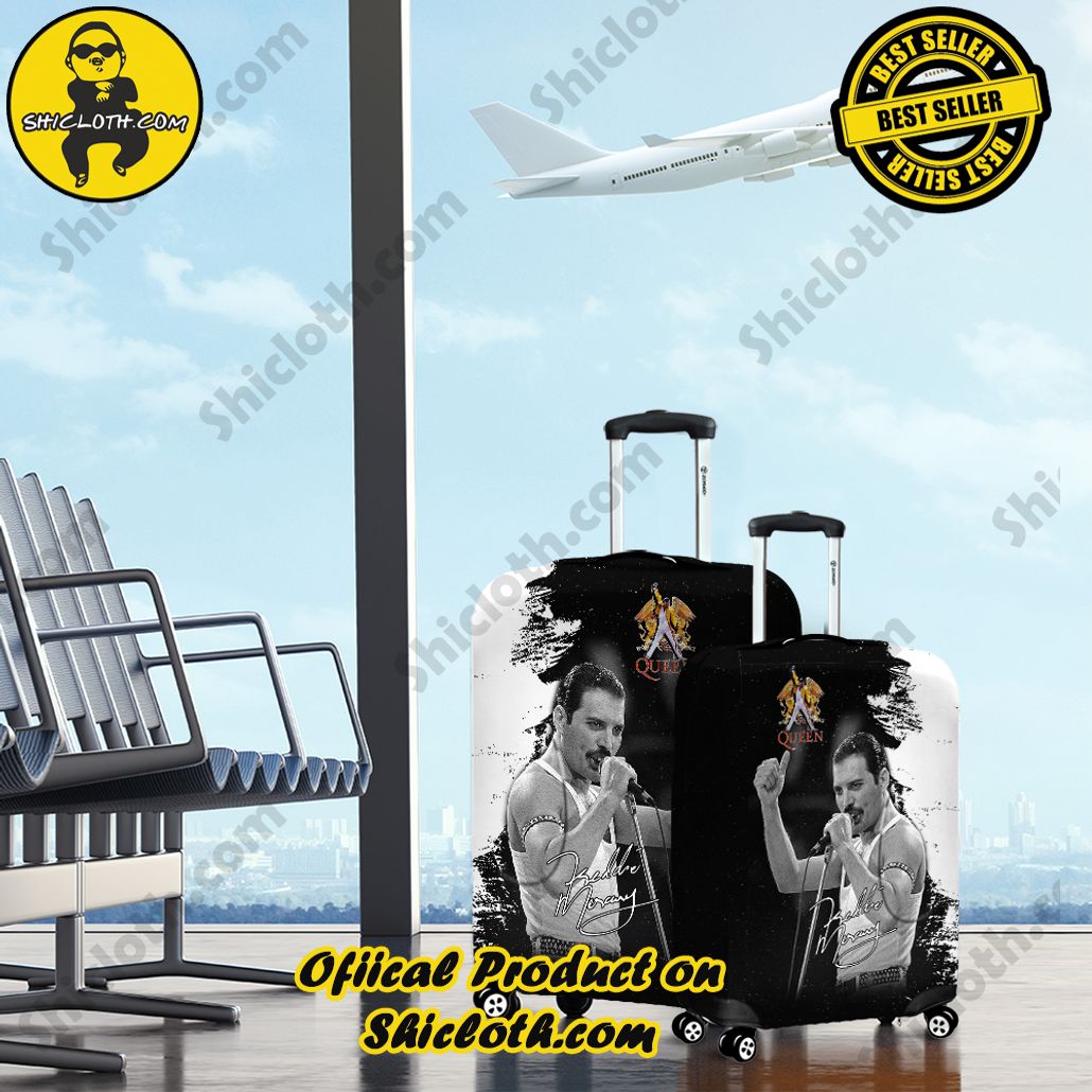 Shicloth Luggage Cover: Elevate Your Travel Style with Protection and Panache 19 Freddie Mercury Luggage Cover Version 9