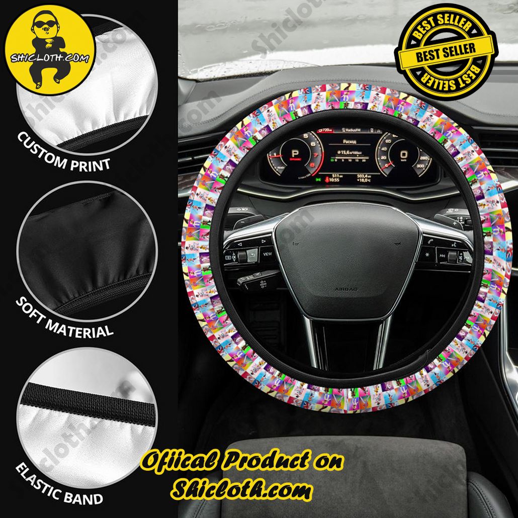 Freddie Mercury Steering Wheel Cover Freddie Mercury Steering Wheel Cover