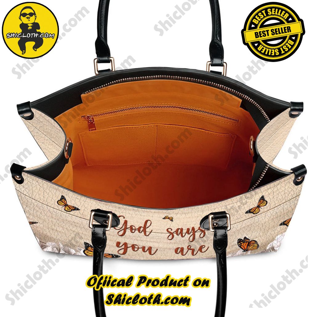 God Says You Are Customized Leather Handbag God Says You Are Customized Leather Handbag