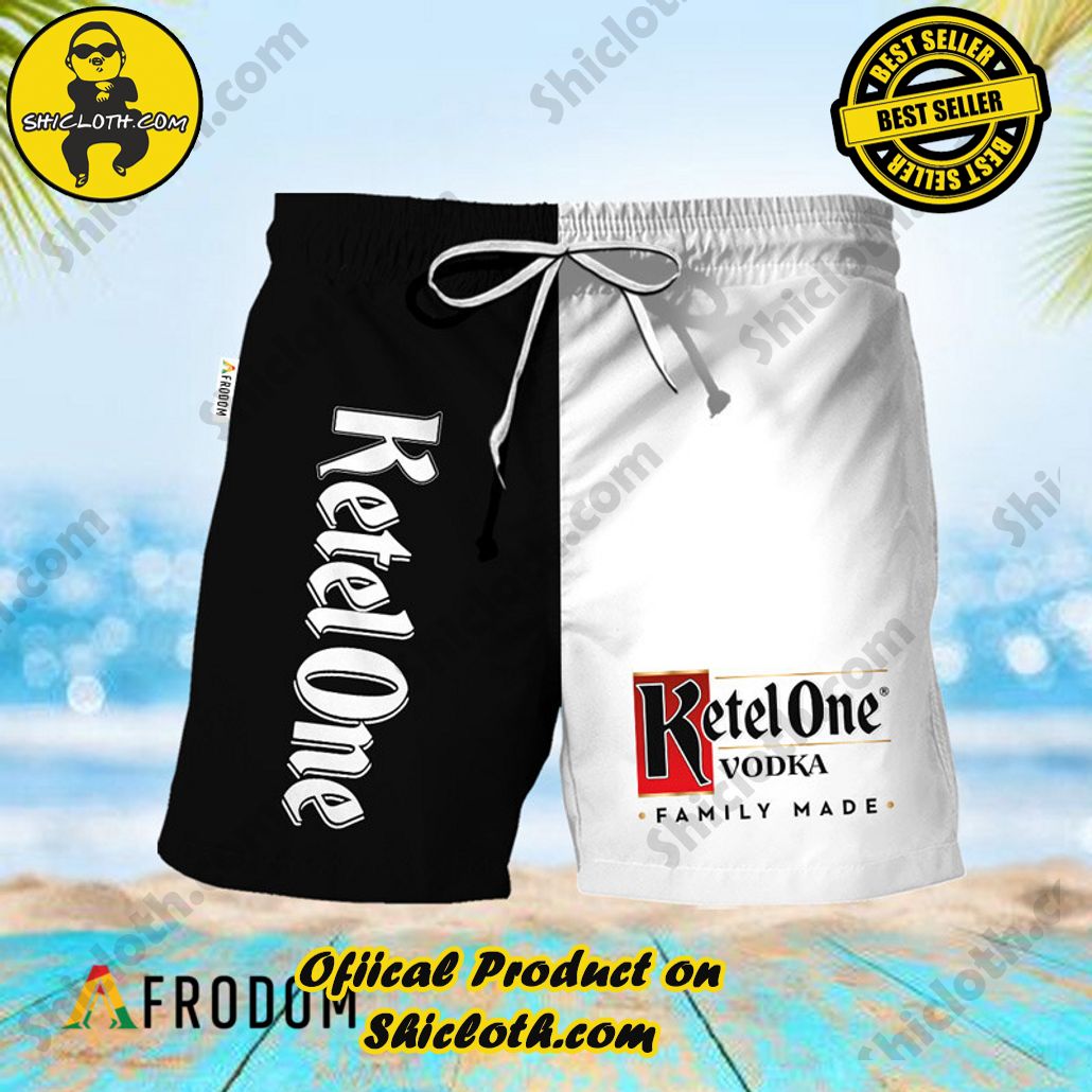 Shicloth's Tropical Elegance: Embrace Summer Vibes with Our Hawaiian Shirt and Shorts Set 131 Half And Half Ketel One Vodka Hawaiian Shorts