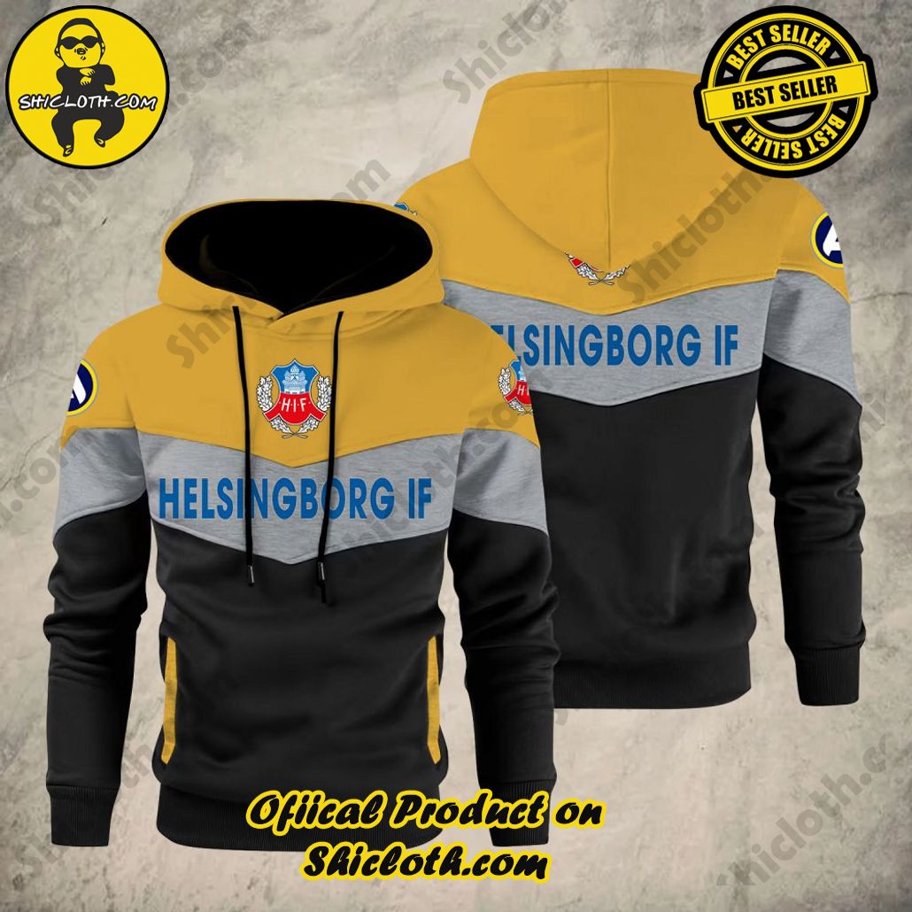 Helsingborgs IF Allsvenskan Patchwork Hoodie 6 Helsingborgs IF Allsvenskan Patchwork Hoodie - Image 6