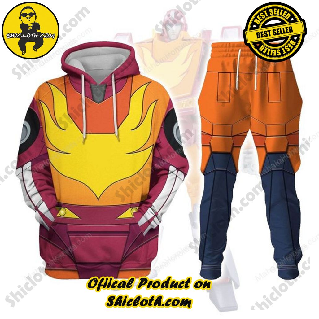 Transform Your Style: Shiclothshop's Futuristic Elegance in the Transformers Outfit Costume Collection 9 Hot Rodimus Costume Cosplay Hoodie Tracksuit