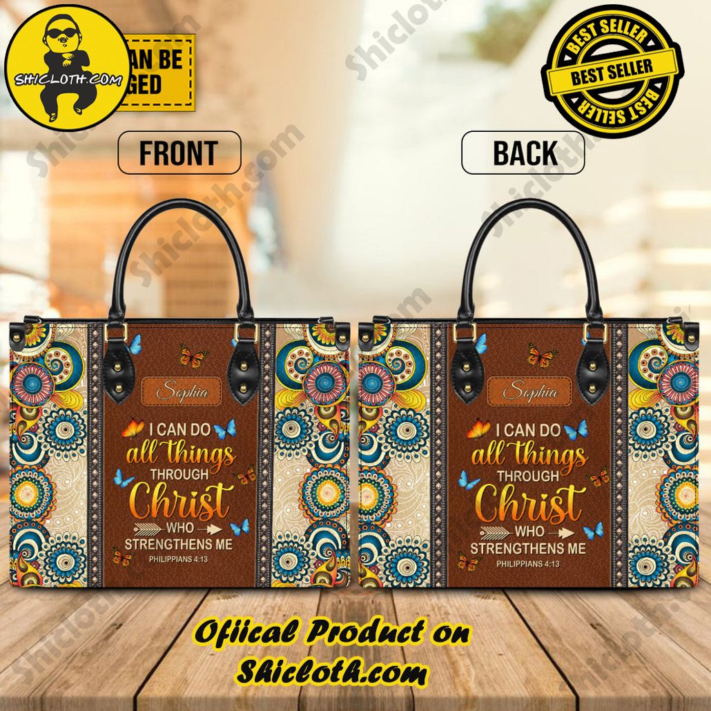 Timeless Elegance: Discover Shicloth's Exquisite Leather Handbag Collection 9 I Can Do All Things Through Christ Who Strengthens Me Philippians 4:13 Customized Leather Handbag