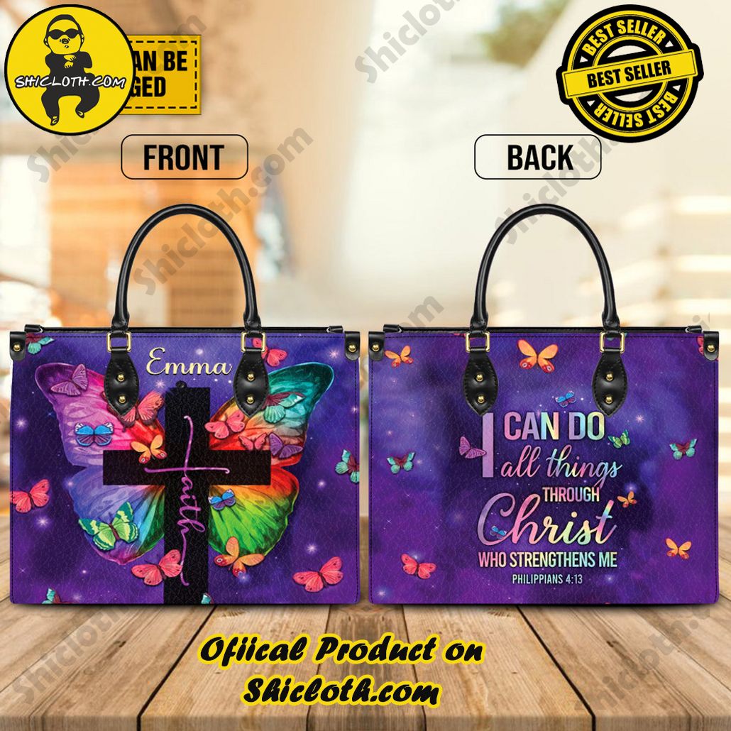Timeless Elegance: Discover Shicloth's Exquisite Leather Handbag Collection 10 I Can Do All Things Through Christ Who Strengthens Me Philippians 4:13 Leather Handbag