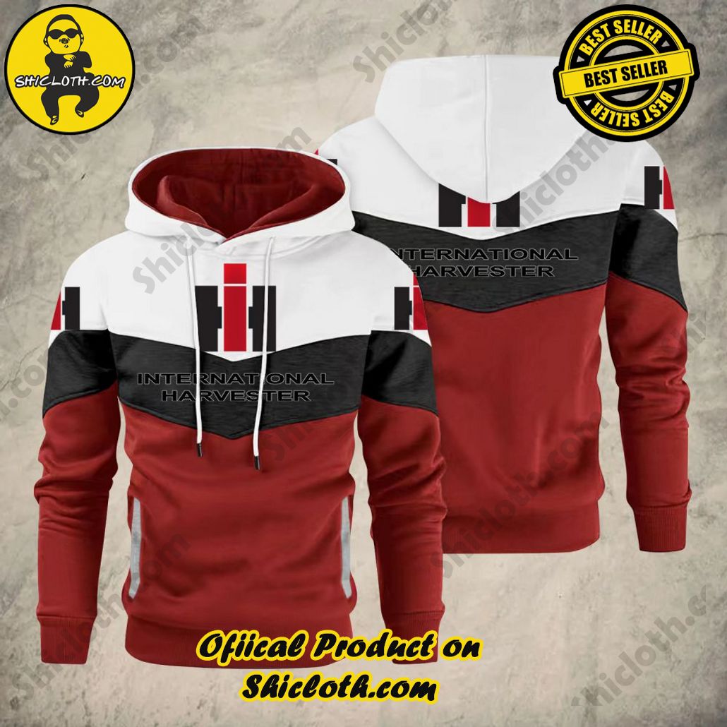 Quilted Elegance: Unveiling Shiclothshop's Patchwork Hoodie Collection 9 International Harvester Tractor Patchwork Hoodie