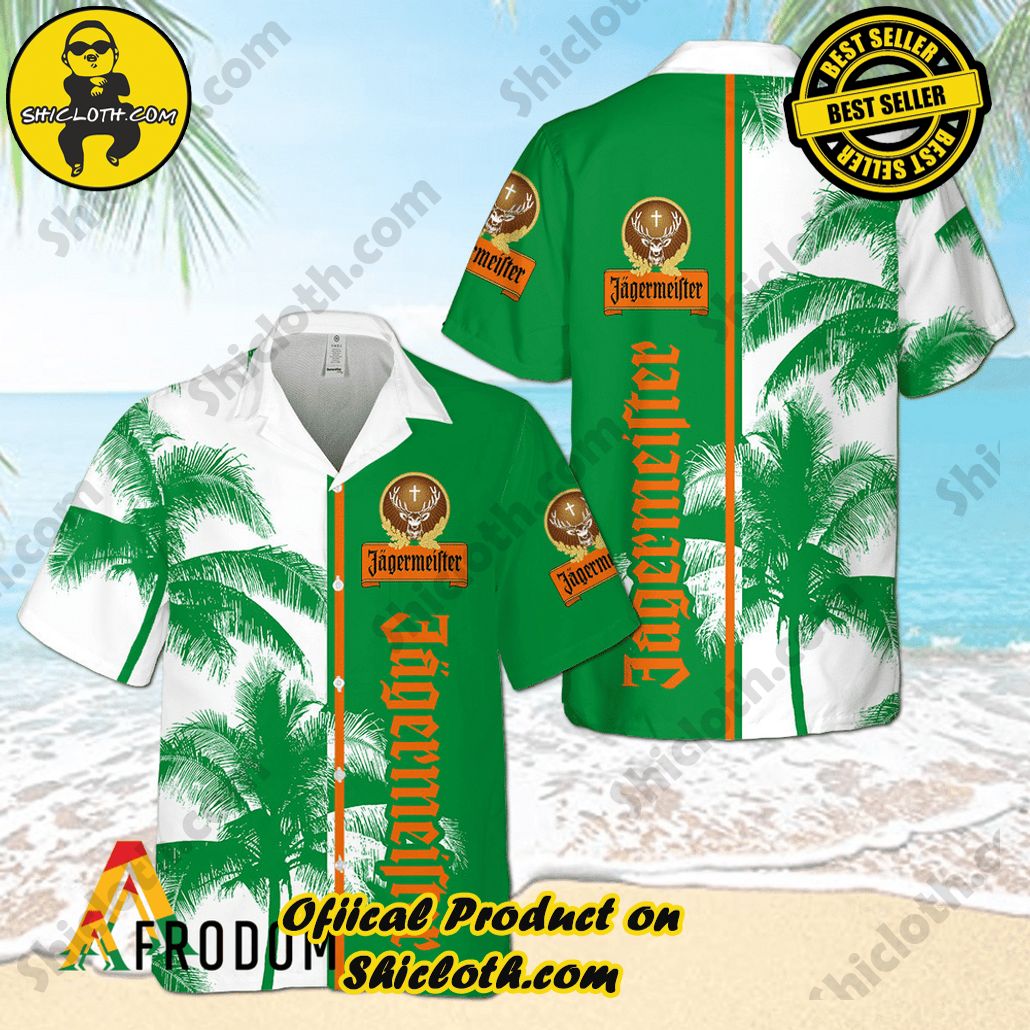 Experience Paradise: Shicloth's Tropical Flower Hawaiian Shorts 25 Jagermeister Tropical Coconut Trees Hawaiian Shirt