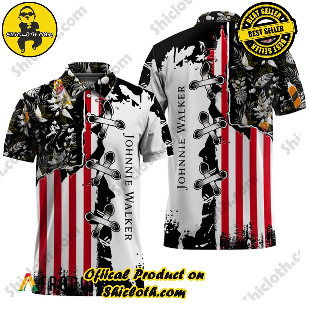 Shicloth's Tropical Elegance: Embrace Summer Vibes with Our Hawaiian Shirt and Shorts Set 151 Johnnie Walker Fourth Of July Hawaiian Polo Shirt