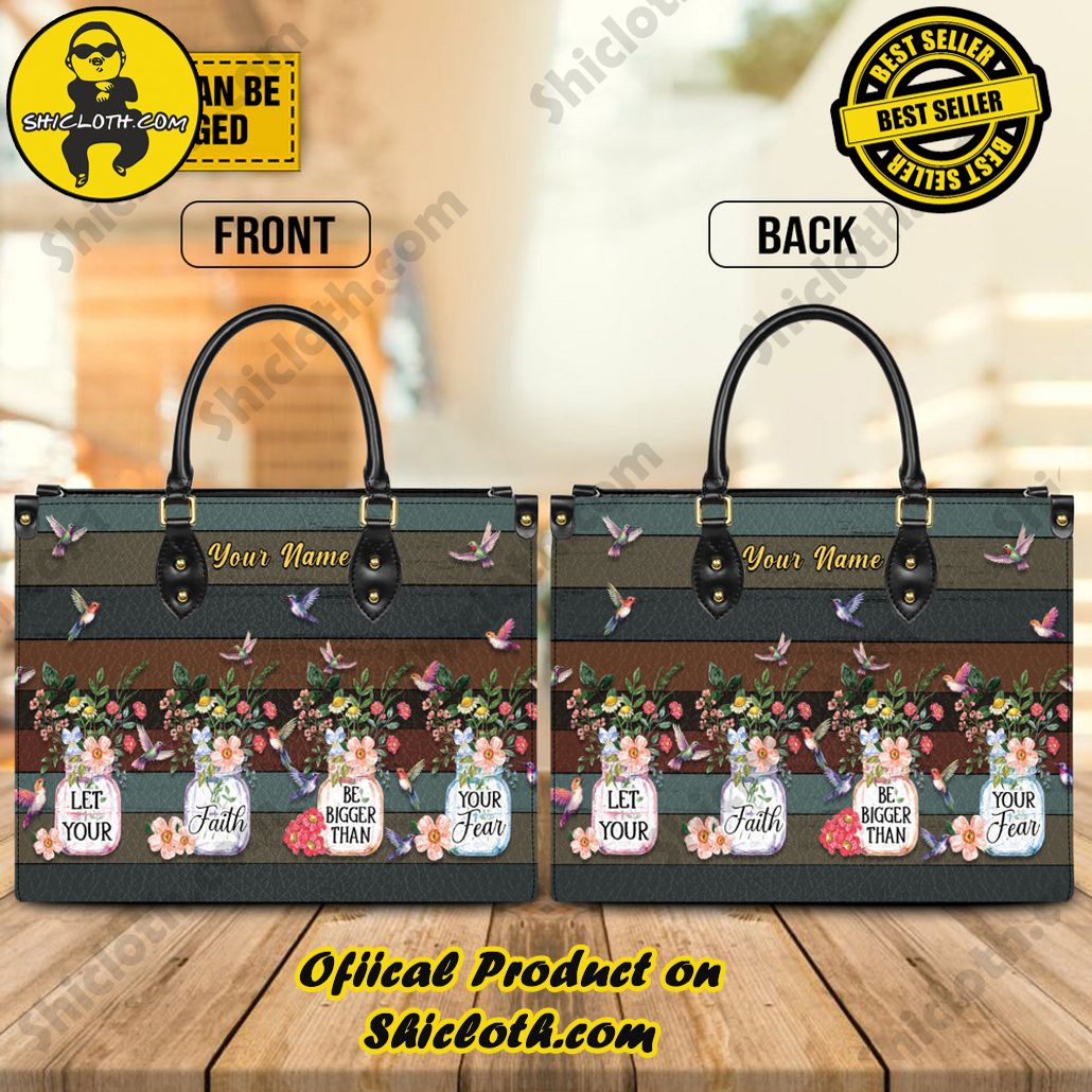 Timeless Elegance: Discover Shicloth's Exquisite Leather Handbag Collection 13 Let Your Faith Be Bigger Than Your Fear Customized Leather Handbag Version 2