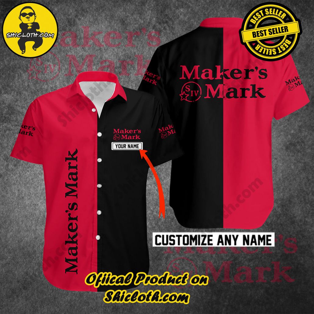 Stay Cool and Stylish: Shicloth's Tropical Button Shirt Collection 42 Makers Mark Personalized Multicolor Button Shirt