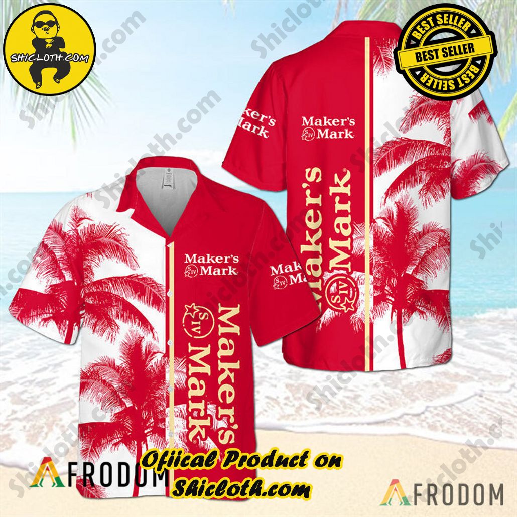 Shicloth's Tropical Elegance: Embrace Summer Vibes with Our Hawaiian Shirt and Shorts Set 163 Maker's Mark Tropical Coconut Trees Hawaiian Shirt