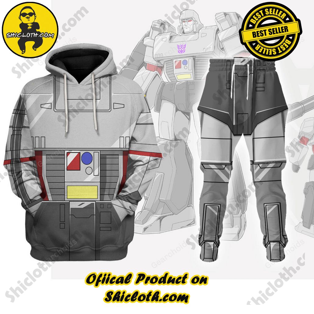 Transform Your Style: Shiclothshop's Futuristic Elegance in the Transformers Outfit Costume Collection 11 Megatron Costume Cosplay Hoodie Tracksuit