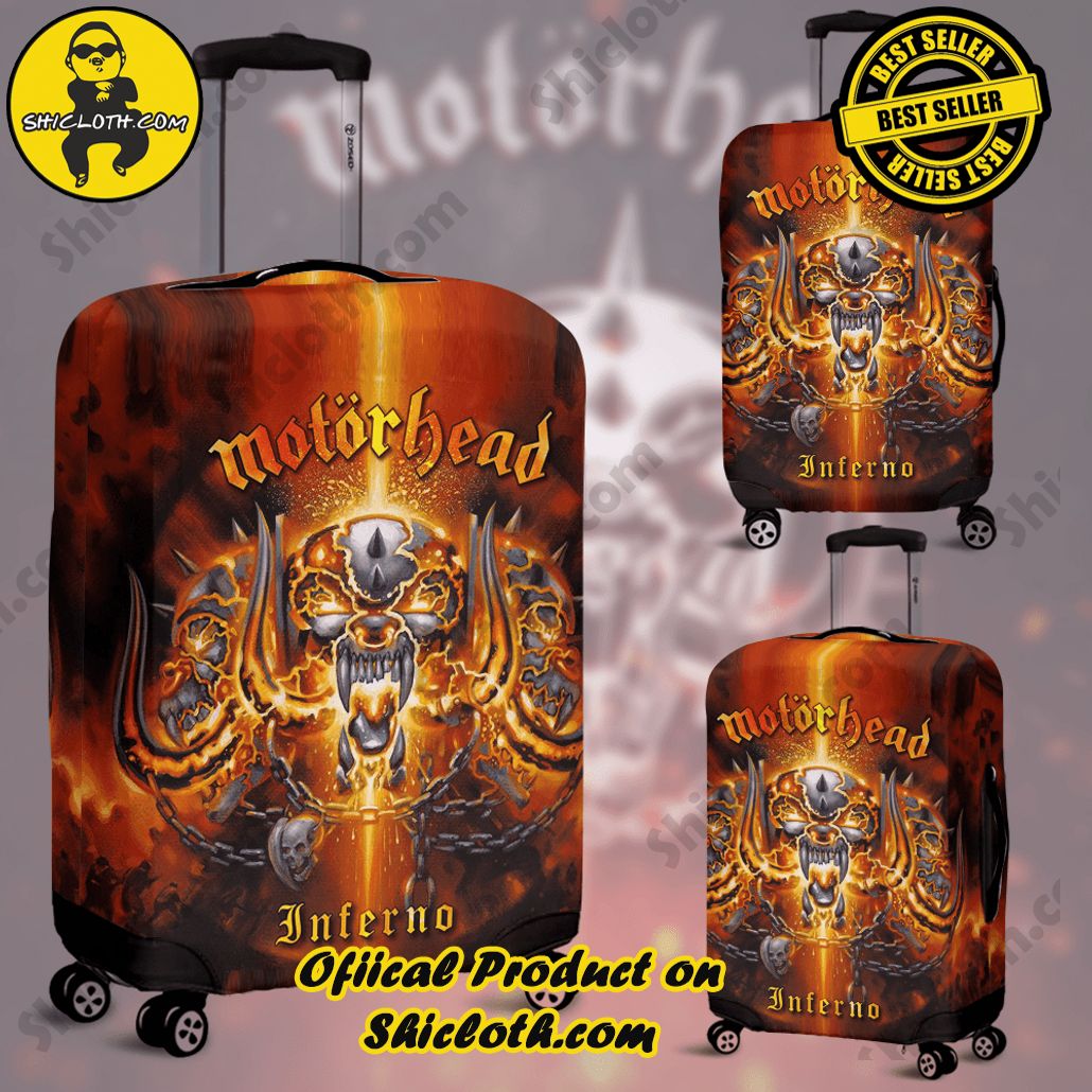 Shicloth Luggage Cover: Elevate Your Travel Style with Protection and Panache 23 Motorhead Inferno Luggage Cover