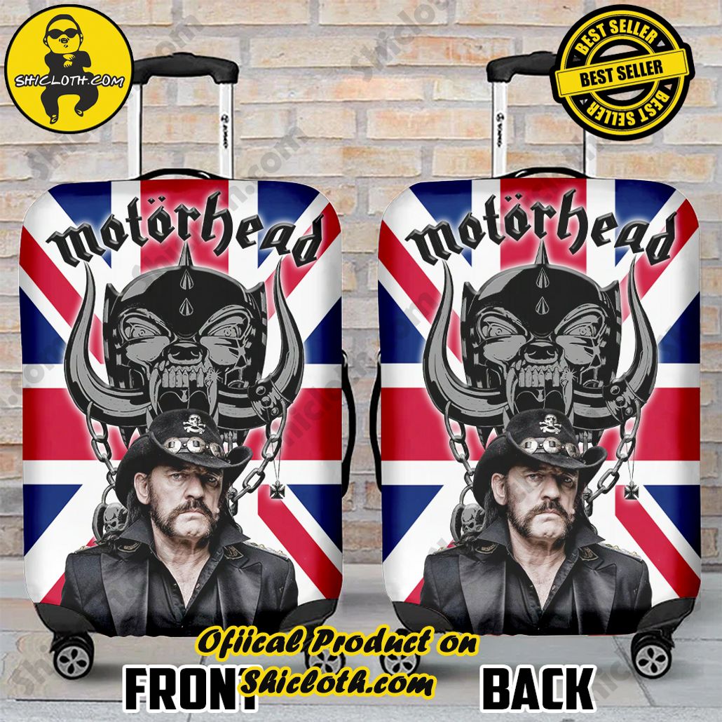 Shicloth Luggage Cover: Elevate Your Travel Style with Protection and Panache 36 Motorhead x Lemmy Kilmister Luggage Cover Version 2