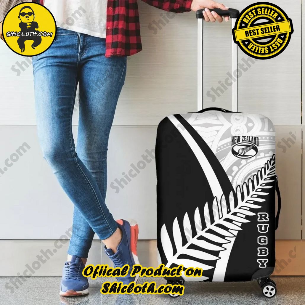 Shicloth Luggage Cover: Elevate Your Travel Style with Protection and Panache 38 New Zealand Rugby Luggage Cover – New Zealand Fern & Maori Patterns