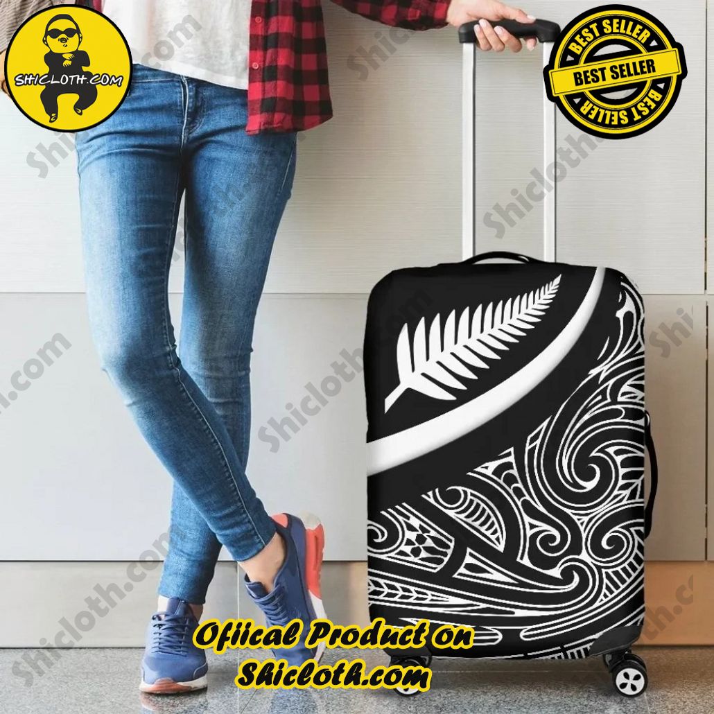 Shicloth Luggage Cover: Elevate Your Travel Style with Protection and Panache 39 New Zealand Rugby Luggage Covers – Silver Fern and Maori Patterns