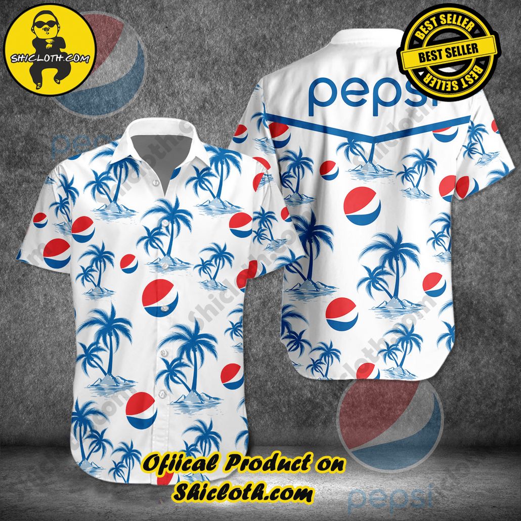 Pepsi Tropical Button Shirt Pepsi Tropical Button Shirt