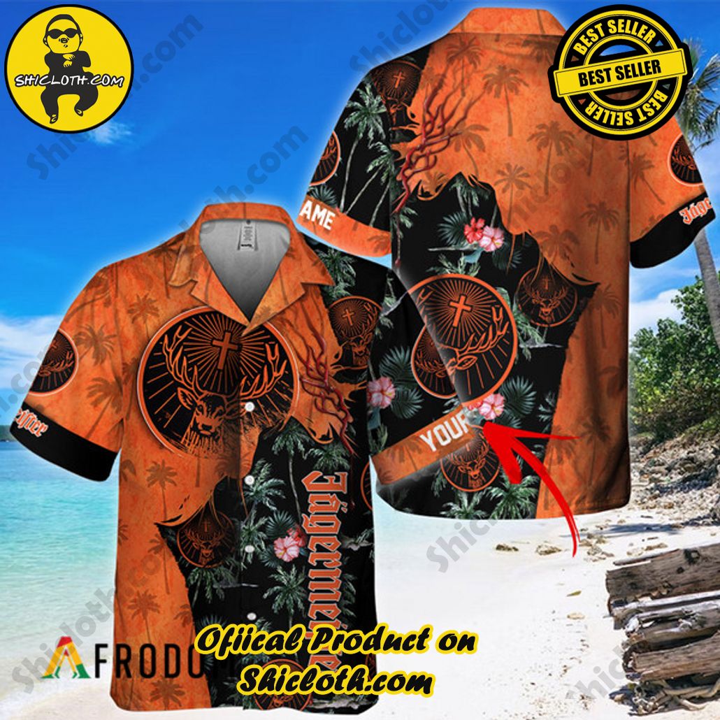 Shicloth's Island Chic: Unleash the Summer Spirit with Our Hawaiian Shirt and Shorts Ensemble 13 Personalized Aloha Jagermeister God Hawaiian Shirt