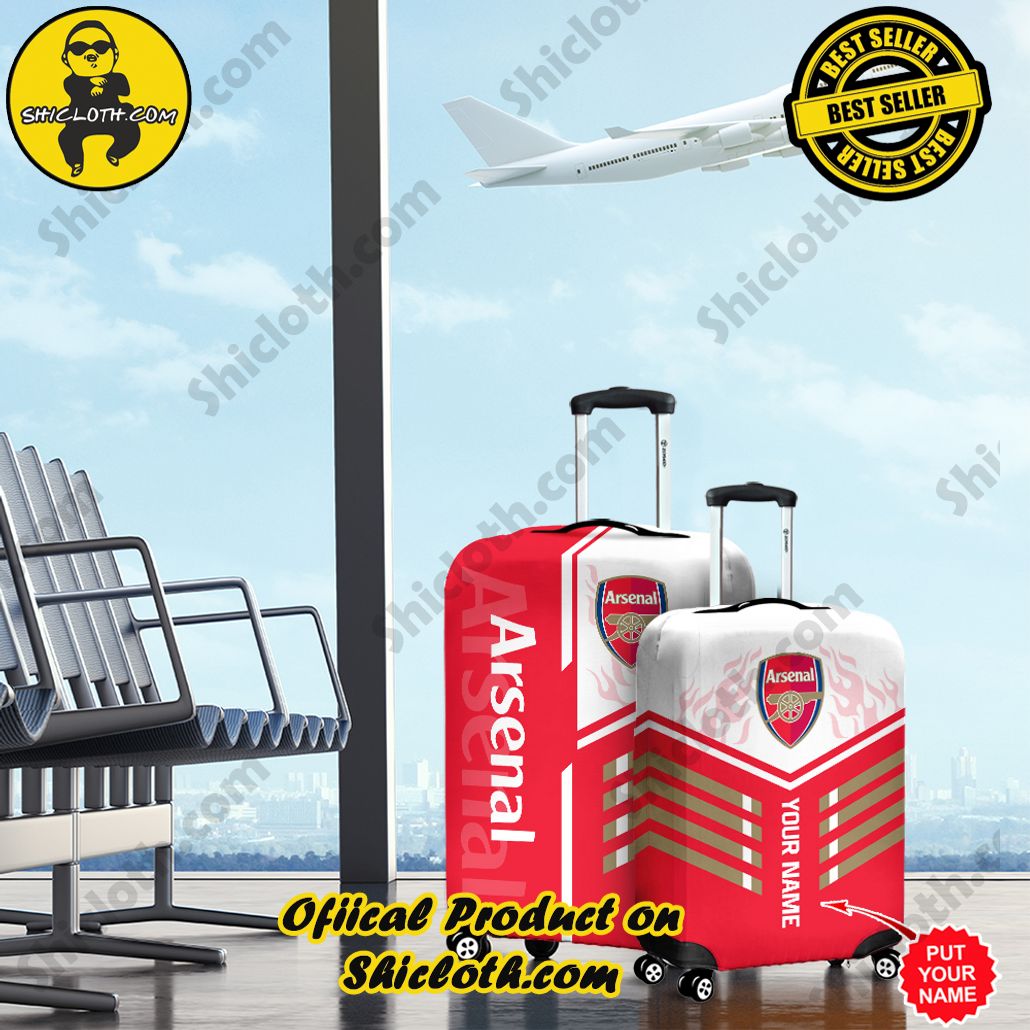 Shicloth Luggage Cover: Elevate Your Travel Style with Protection and Panache 44 Personalized Arsenal Luggage Cover Version 2