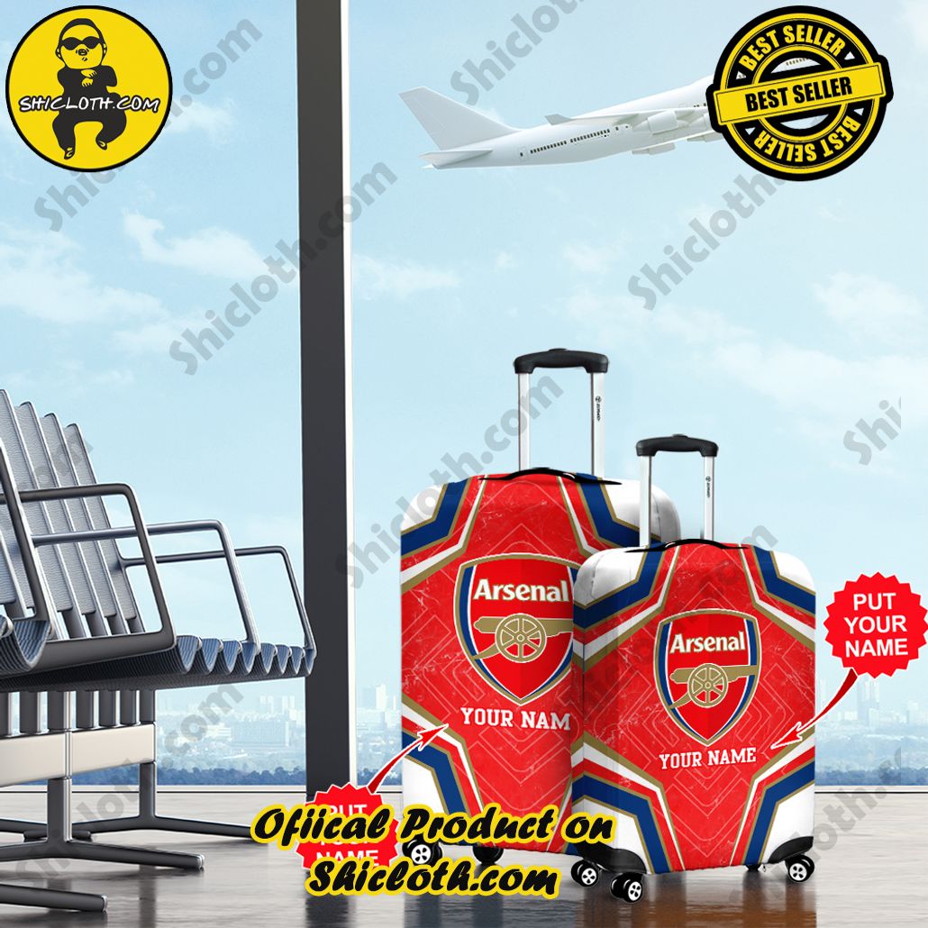 Shicloth Luggage Cover: Elevate Your Travel Style with Protection and Panache 43 Personalized Arsenal Luggage Cover Version 1