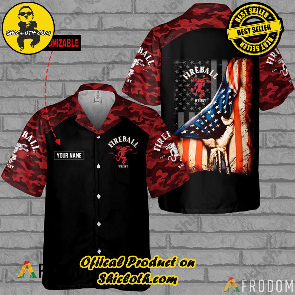 Shicloth's Island Chic: Unleash the Summer Spirit with Our Hawaiian Shirt and Shorts Ensemble 17 Personalized Basic Camo Fireball Hawaiian Shirt