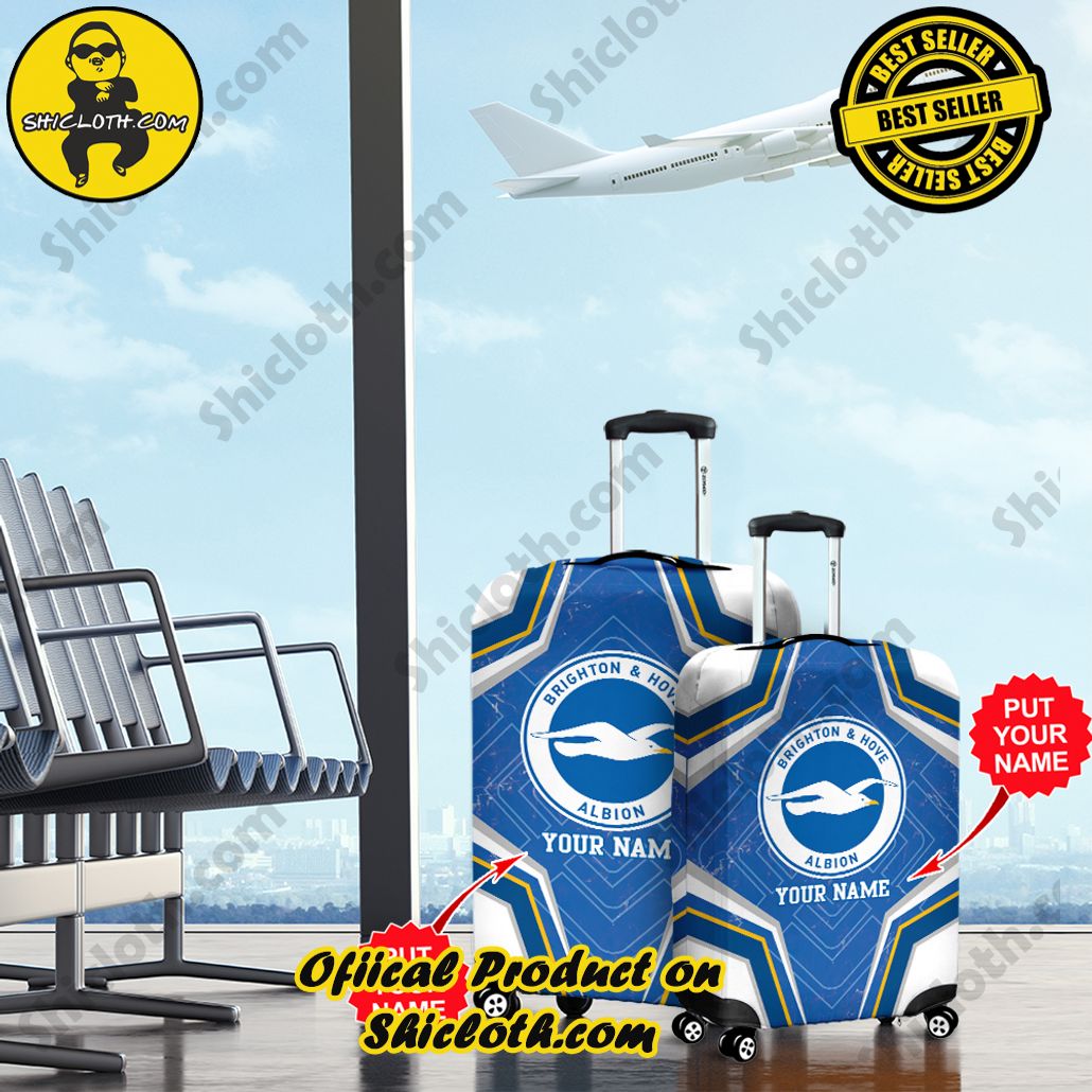 Shicloth Luggage Cover: Elevate Your Travel Style with Protection and Panache 45 Personalized Brighton & Hove Albion Luggage Cover