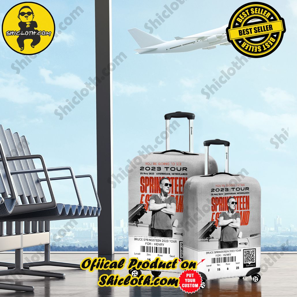 Shicloth Luggage Cover: Elevate Your Travel Style with Protection and Panache 48 Personalized Bruce Springsteen Luggage Cover