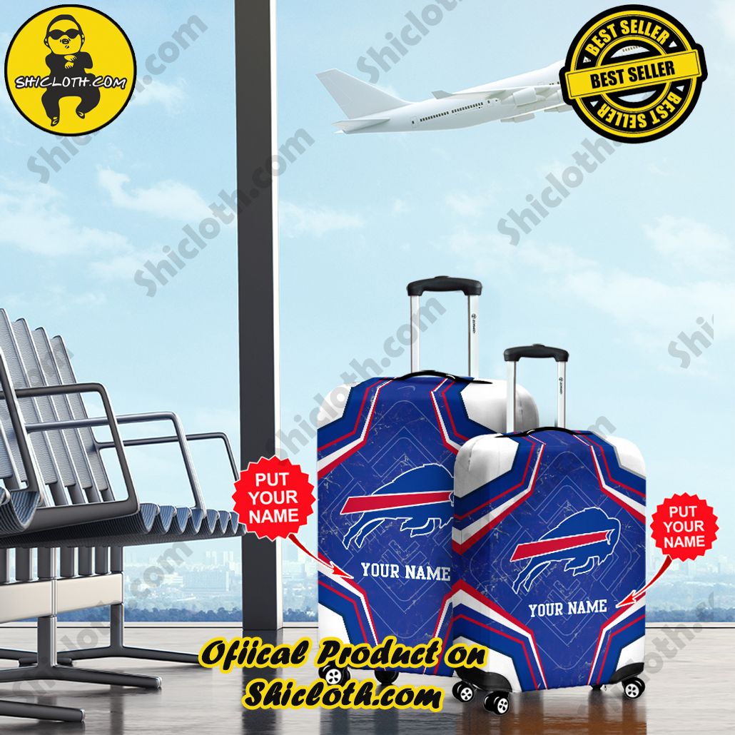 Shicloth Luggage Cover: Elevate Your Travel Style with Protection and Panache 49 Personalized Buffalo Bills NFL Luggage Cover