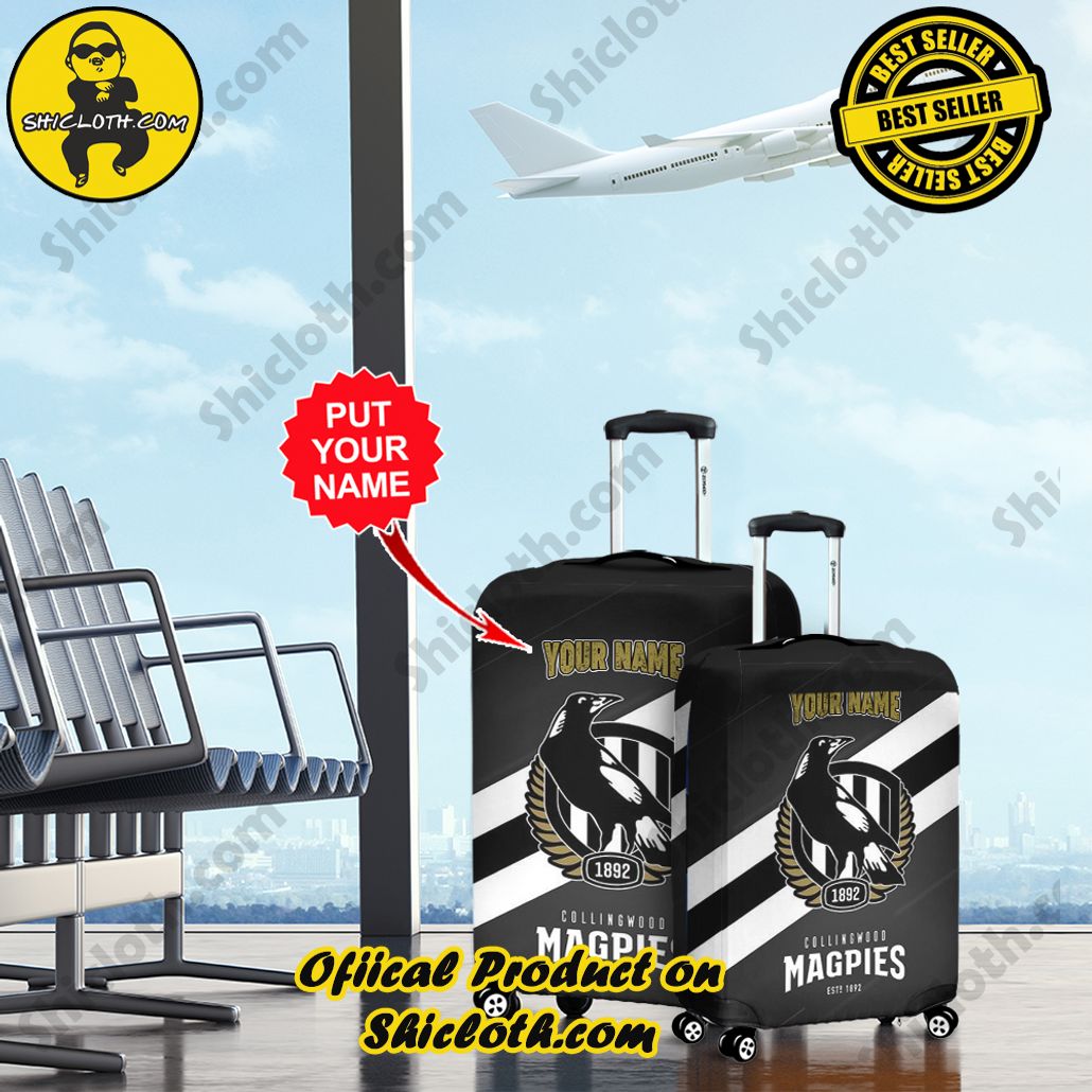 Shicloth Luggage Cover: Elevate Your Travel Style with Protection and Panache 51 Personalized Collingwood FC Luggage Cover Version 2