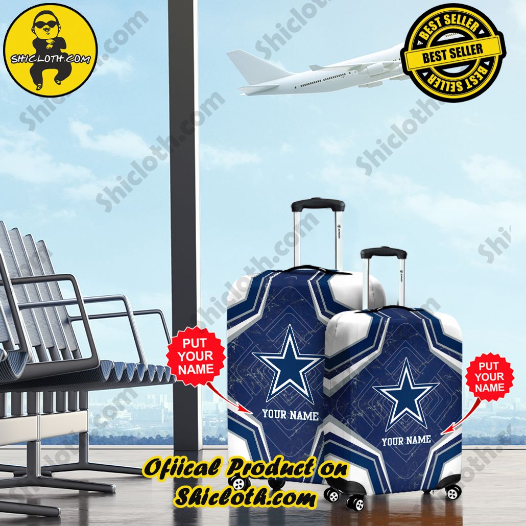 Shicloth Luggage Cover: Elevate Your Travel Style with Protection and Panache 52 Personalized Dallas Cowboys Luggage Cover