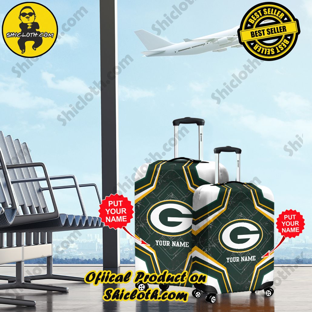 Shicloth Luggage Cover: Elevate Your Travel Style with Protection and Panache 54 Personalized Green Bay Packers Luggage Cover