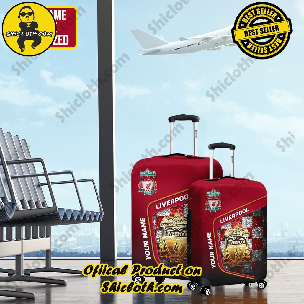 Shicloth Luggage Cover: Elevate Your Travel Style with Protection and Panache 60 Personalized Liverpool Luggage Cover Version 4