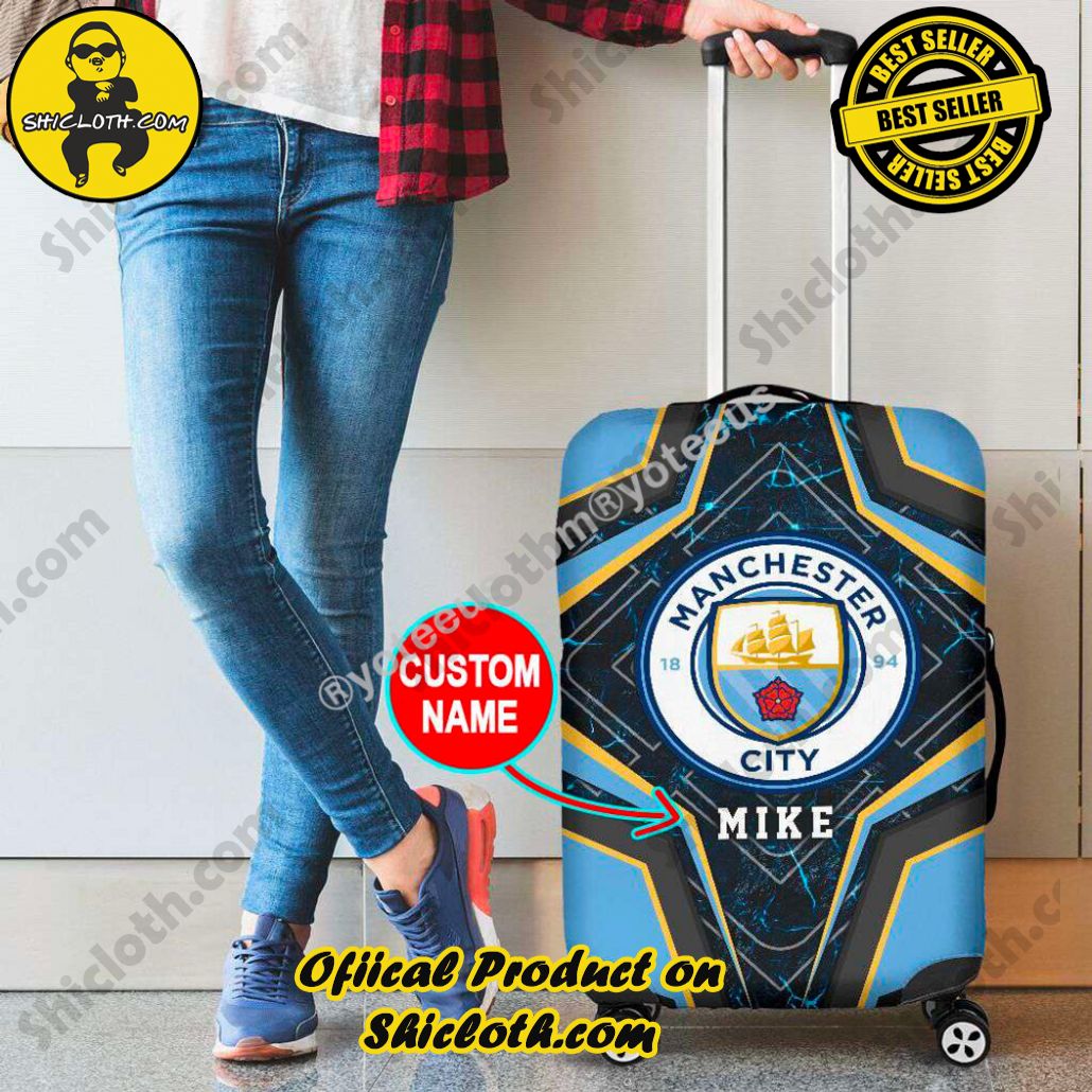 Shicloth Luggage Cover: Elevate Your Travel Style with Protection and Panache 65 Personalized Manchester City Luggage Cover