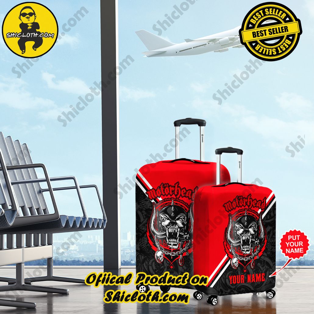 Shicloth Luggage Cover: Elevate Your Travel Style with Protection and Panache 66 Personalized Motorhead Luggage Cover