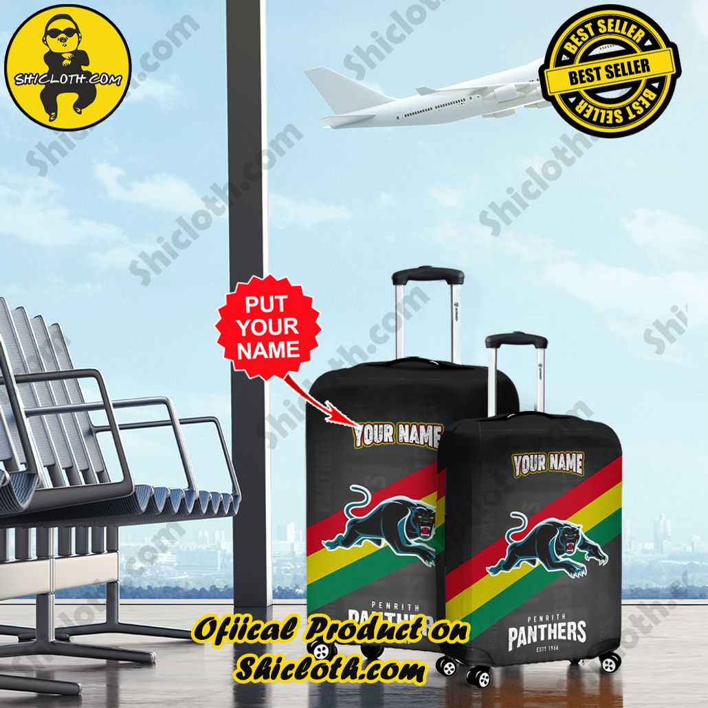 Shicloth Luggage Cover: Elevate Your Travel Style with Protection and Panache 72 Personalized Penrith Panthers Luggage Cover