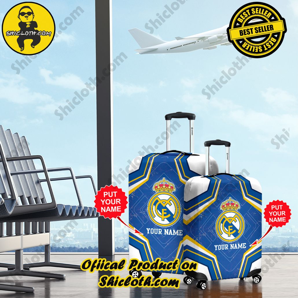 Shicloth Luggage Cover: Elevate Your Travel Style with Protection and Panache 73 Personalized Real Madrid Luggage Cover
