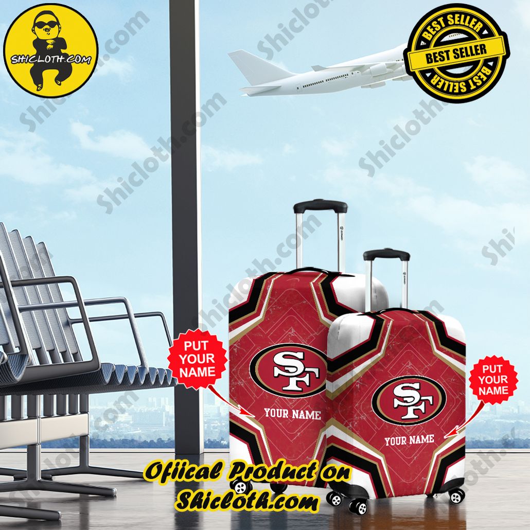 Shicloth Luggage Cover: Elevate Your Travel Style with Protection and Panache 74 Personalized San Francisco 49ers Luggage Cover