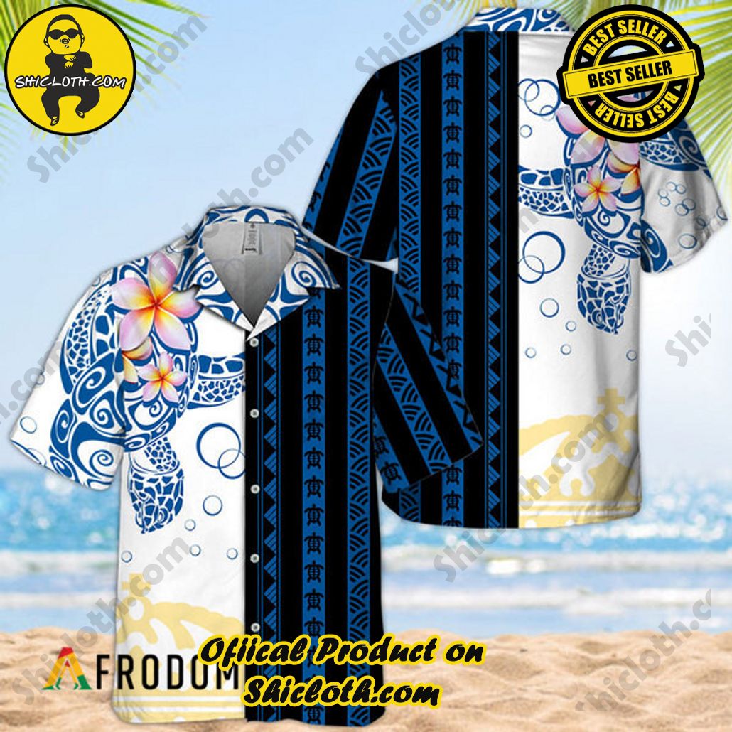 Shicloth's Island Chic: Unleash the Summer Spirit with Our Hawaiian Shirt and Shorts Ensemble 41 Polynesian Blend Ocean Turtle Corona Extra Hawaiian Shirt
