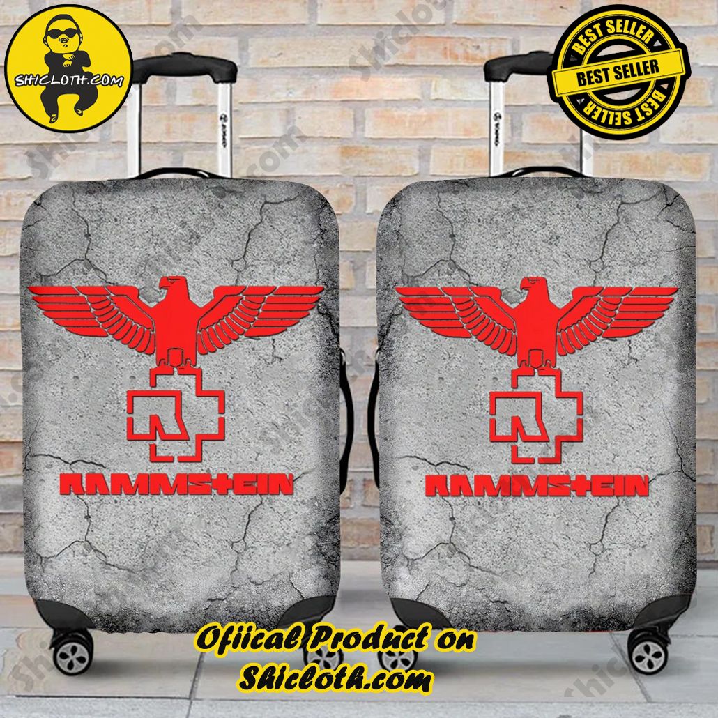Shicloth Luggage Cover: Elevate Your Travel Style with Protection and Panache 78 Rammstein Luggage Cover Version 1