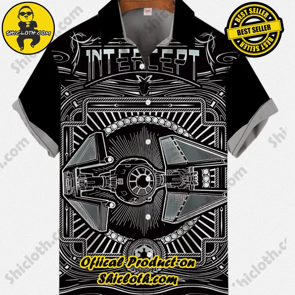 Bare the Breeze: Shiclothshop's Short Sleeve Shirts Unveiled 55 Retro Black Metallic Glossy Spaceship Sign Printing Short Sleeve Shirt