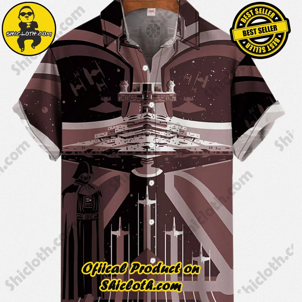 Bare the Breeze: Shiclothshop's Short Sleeve Shirts Unveiled 67 Retro Poster Sci-Fi Space Wars Mystic Samurai And Spaceship Printing Short Sleeve Shirt