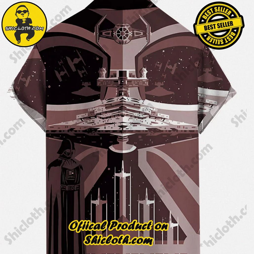 Retro Poster Sci-Fi Space Wars Mystic Samurai And Spaceship Printing Short Sleeve Shirt Retro Poster Sci-Fi Space Wars Mystic Samurai And Spaceship Printing Short Sleeve Shirt