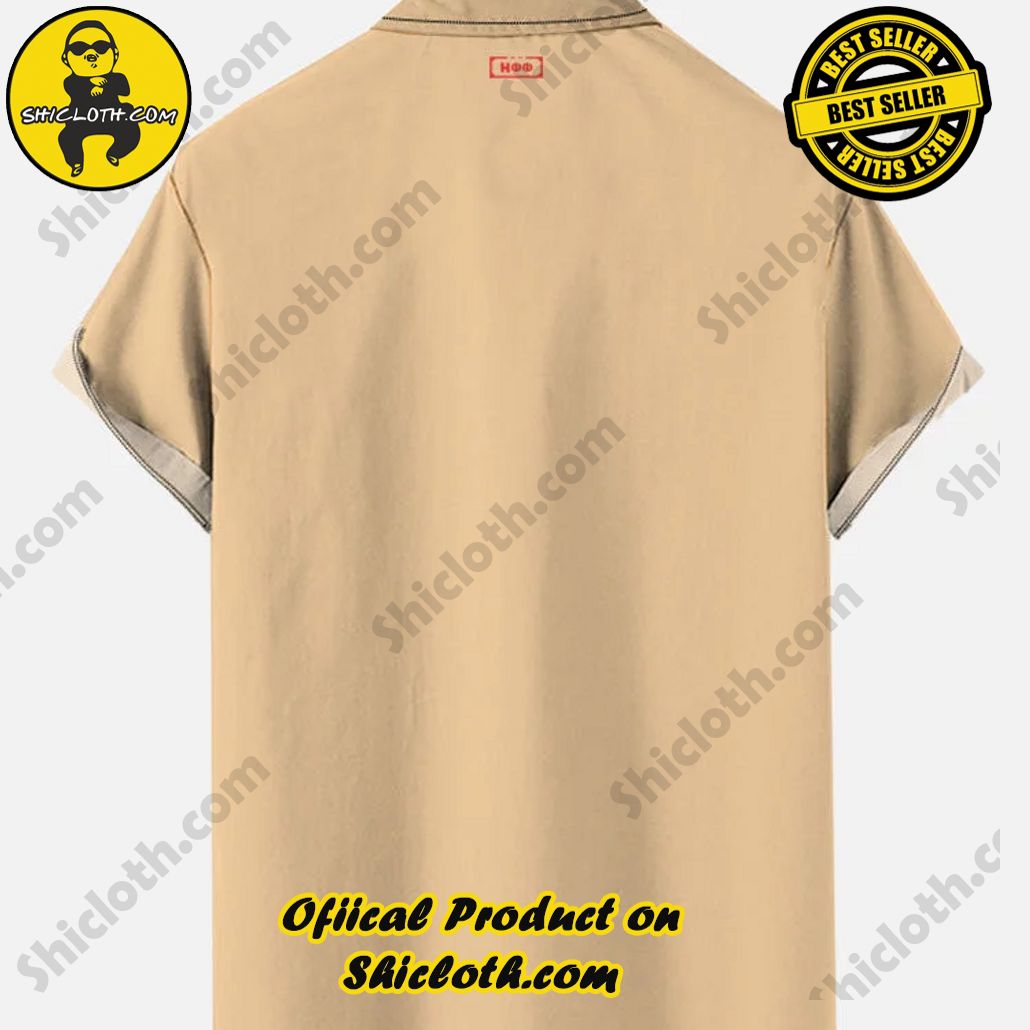 Retro Stripes Christmas Elements Candy Cane And Christmas Girl Printing Short Sleeve Shirt Retro Stripes Christmas Elements Candy Cane And Christmas Girl Printing Short Sleeve Shirt