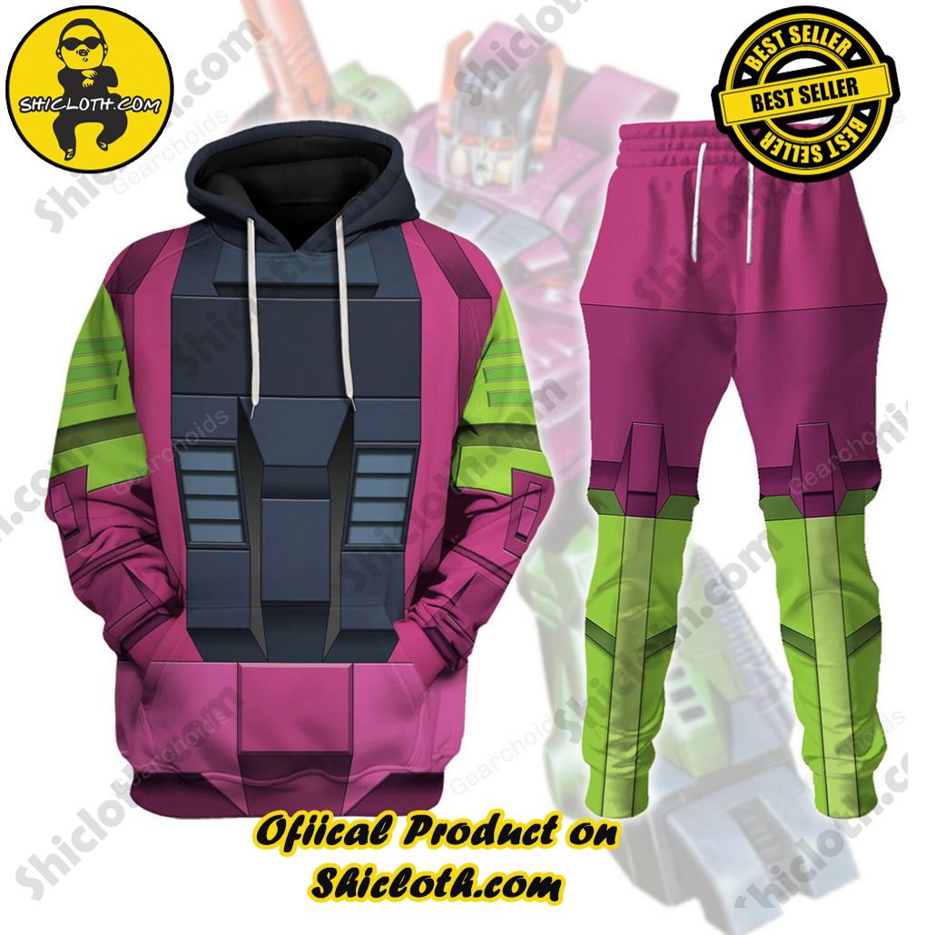Transform Your Style: Shiclothshop's Futuristic Elegance in the Transformers Outfit Costume Collection 17 Scorponok G1 Decepticon Costume Cosplay Hoodie Tracksuit